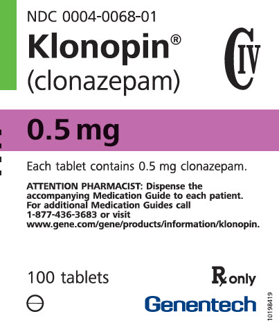 氯硝西泮 clonazepam Klonopin