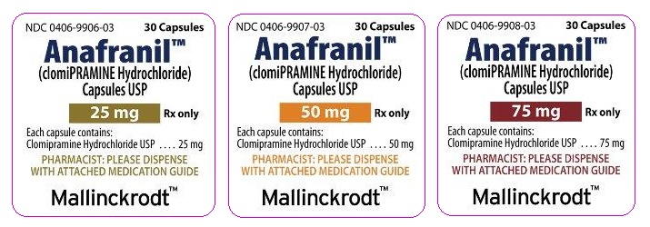 氯米帕明	Clomipramine	Anafranil