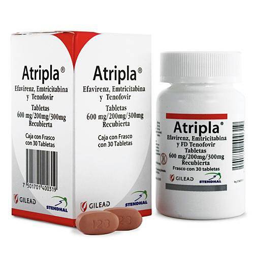 替拉依 efavirenz/emtricitabine/tenofovir disoproxilfumarate Atripla