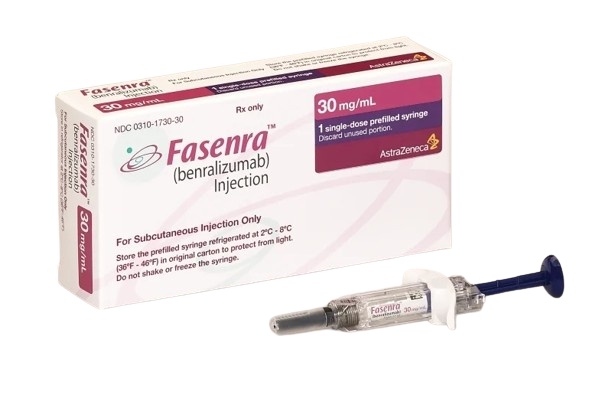 贝那利珠单抗	benralizumab	Fasenra