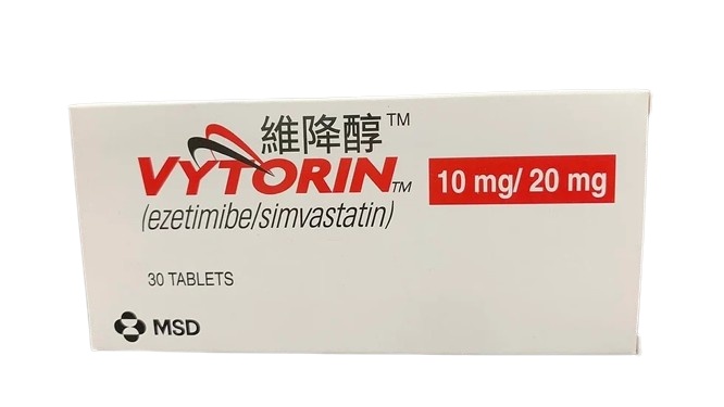 依折麦布辛伐他汀 ezetimibe/simvastatin Vytorin